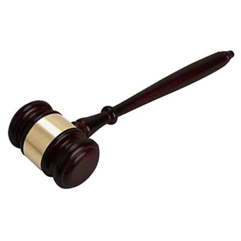 Hammer for Judge Lawyer Auction Elegent Desk Accessory for President of Club