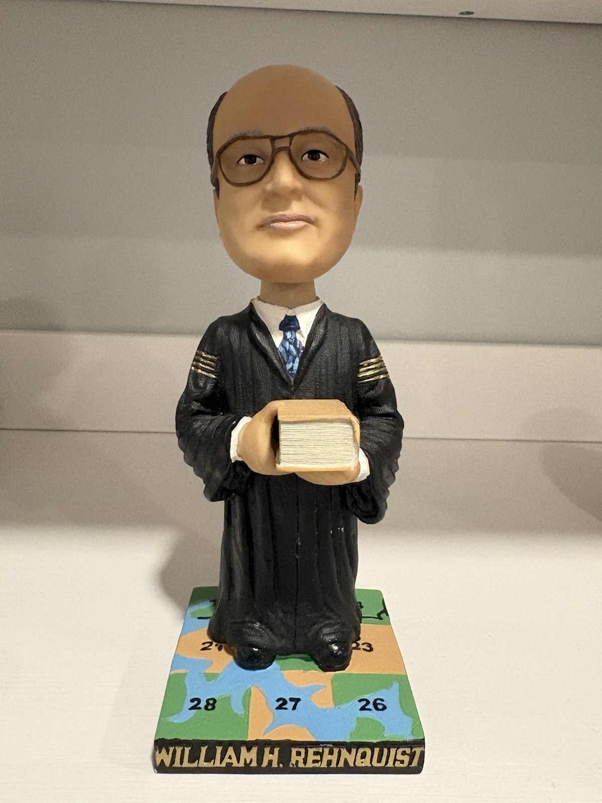 William Rehnquist 2003 Bobblehead Green Bag Supreme Court Justice – NEW; NO BOX