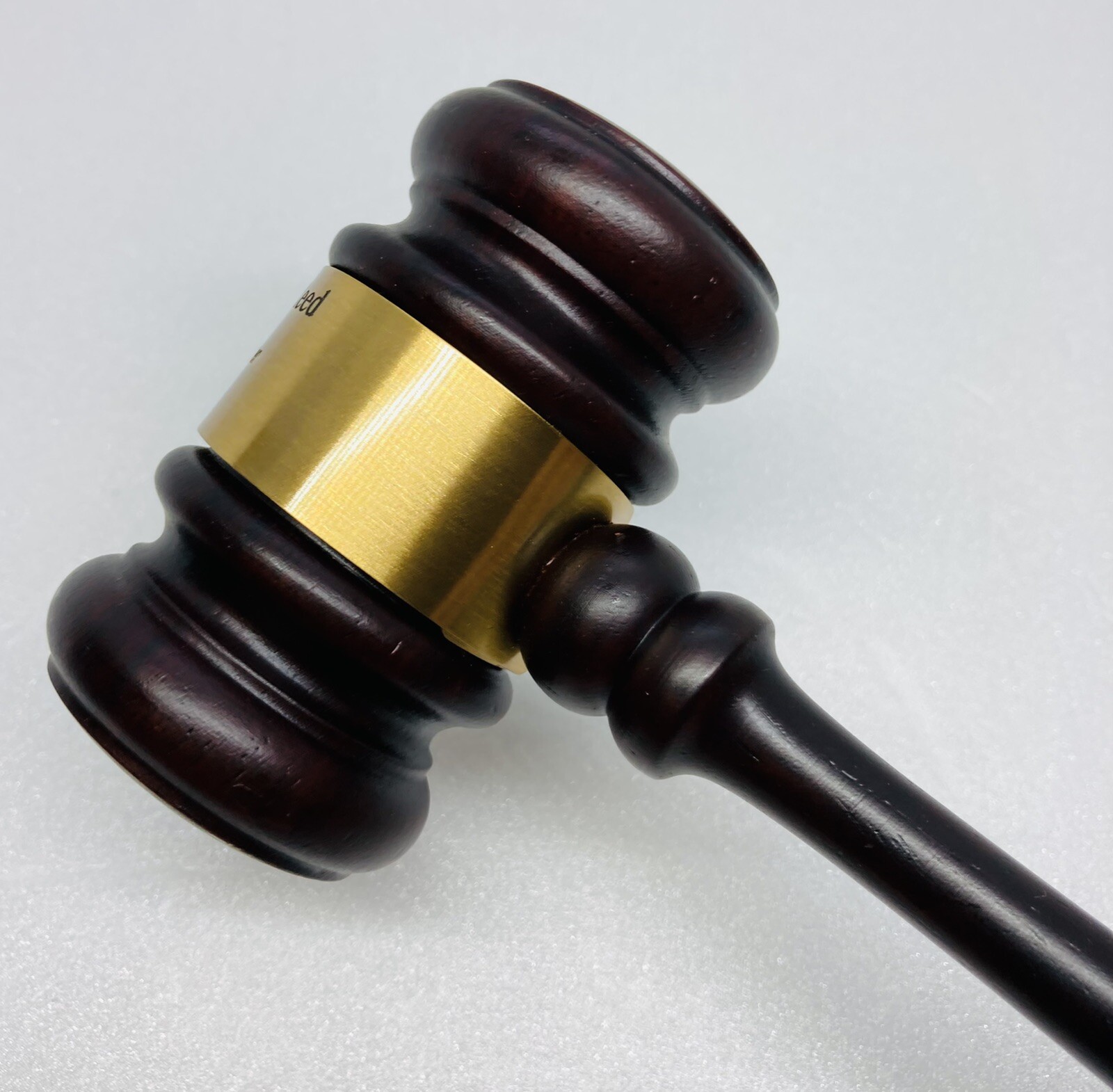 Rare NCBW President Mahogany Wood Gavel 2004 Commemorative Gift USA Made 23