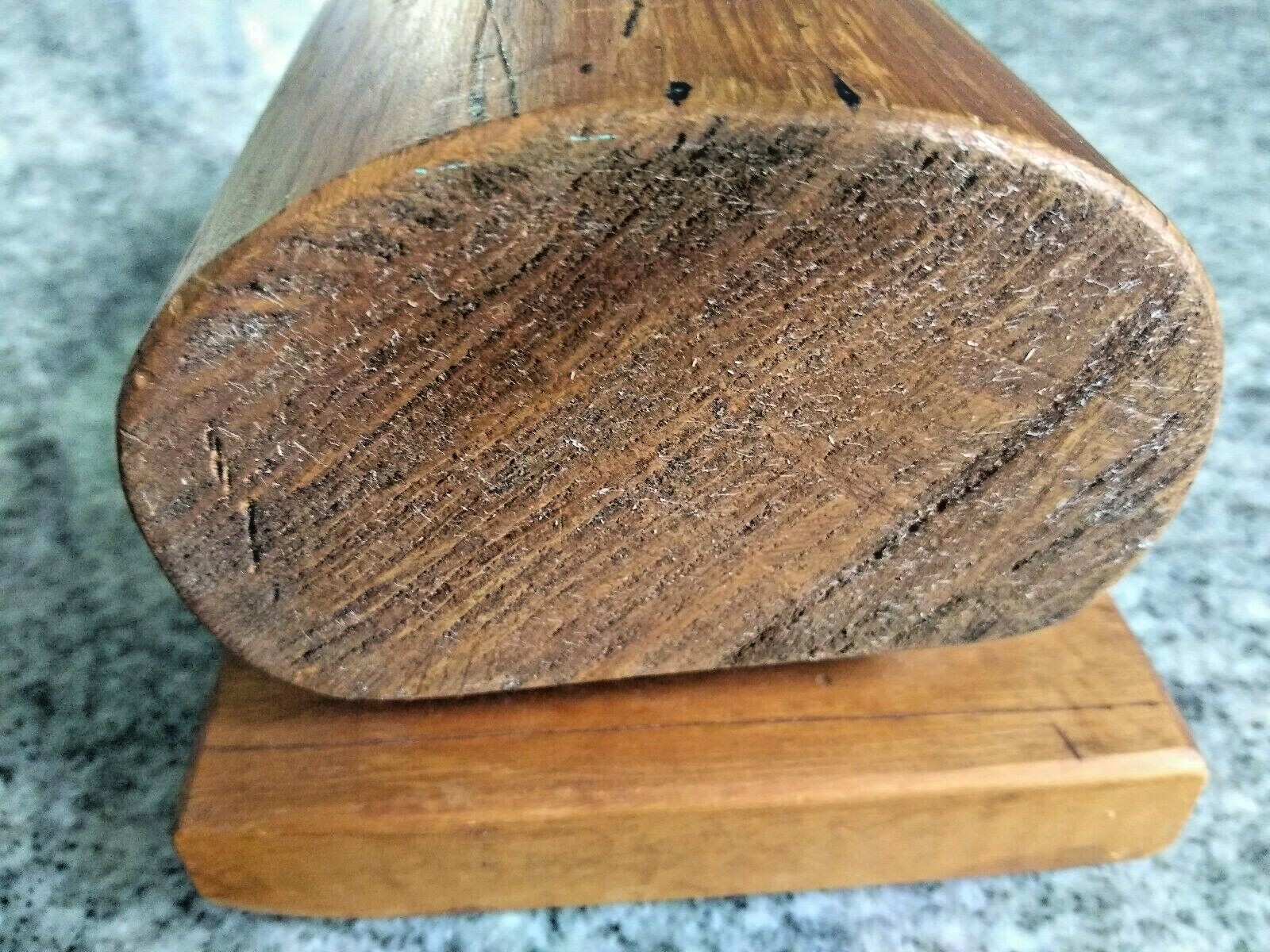 1814 Solid Cherry Gavel Block Board Sound 200+ yrs Judge President Chairman CEO