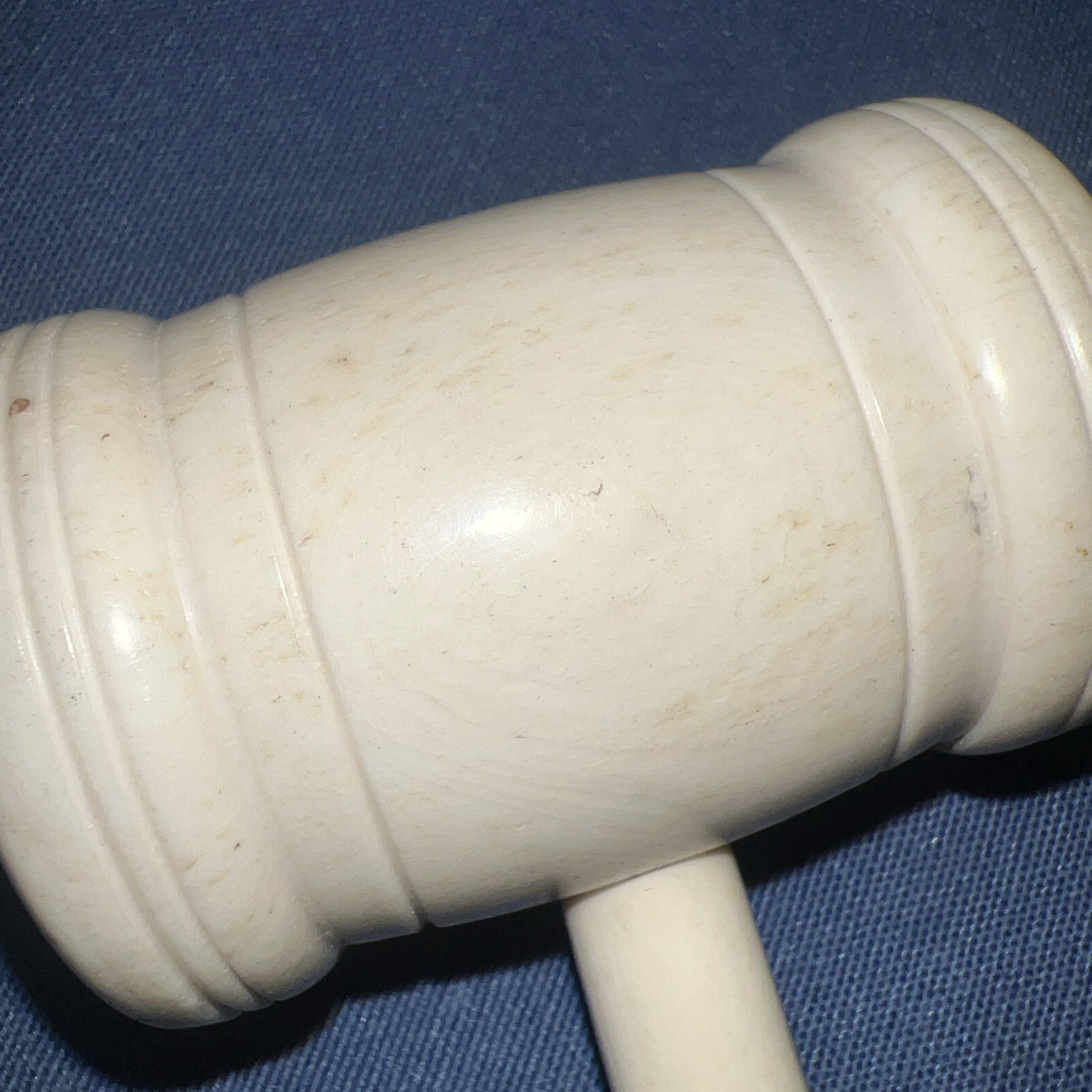 Unusual Carved Gavel 7 1/2”