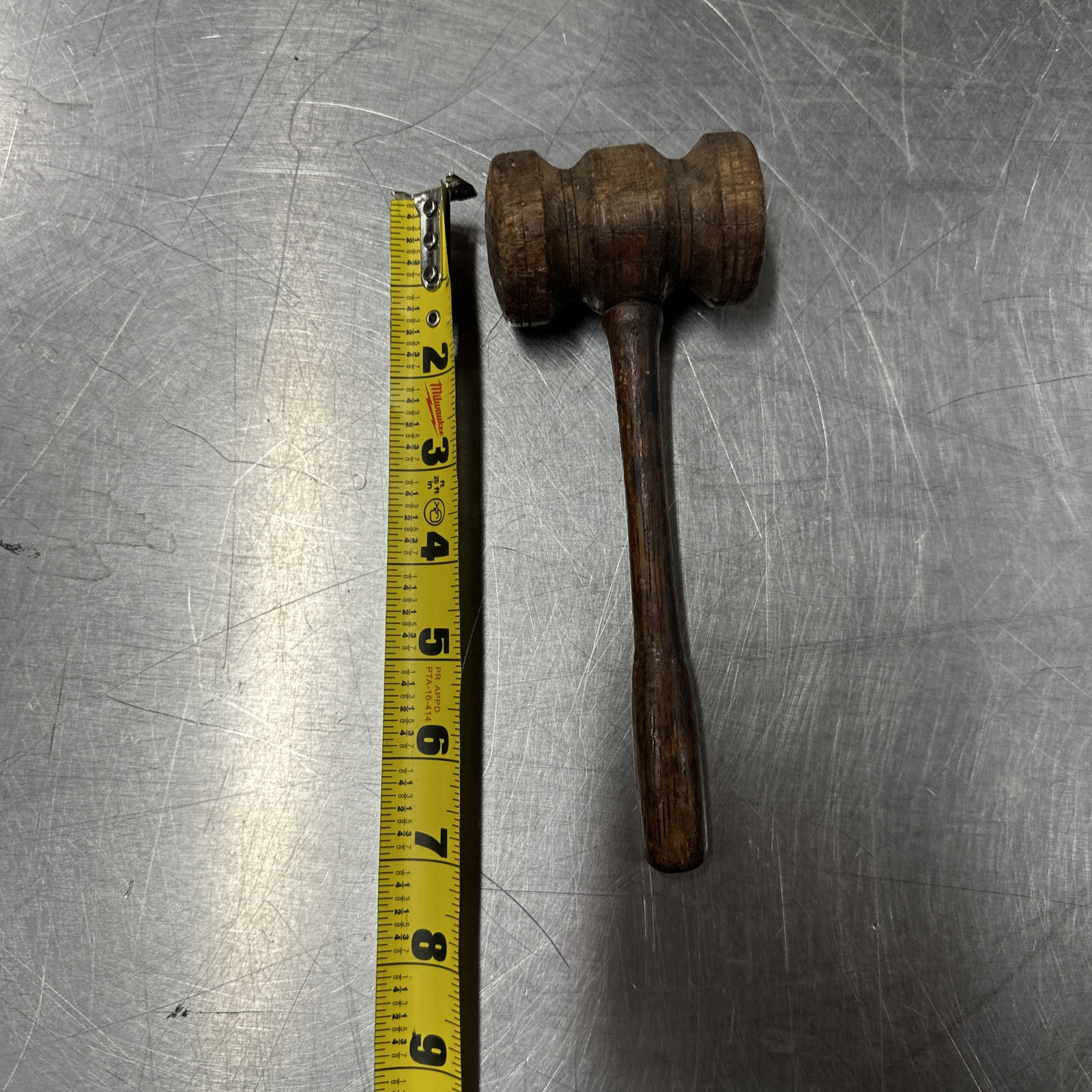 Antique Vintage Wooden Drumstick Mallet Gavel