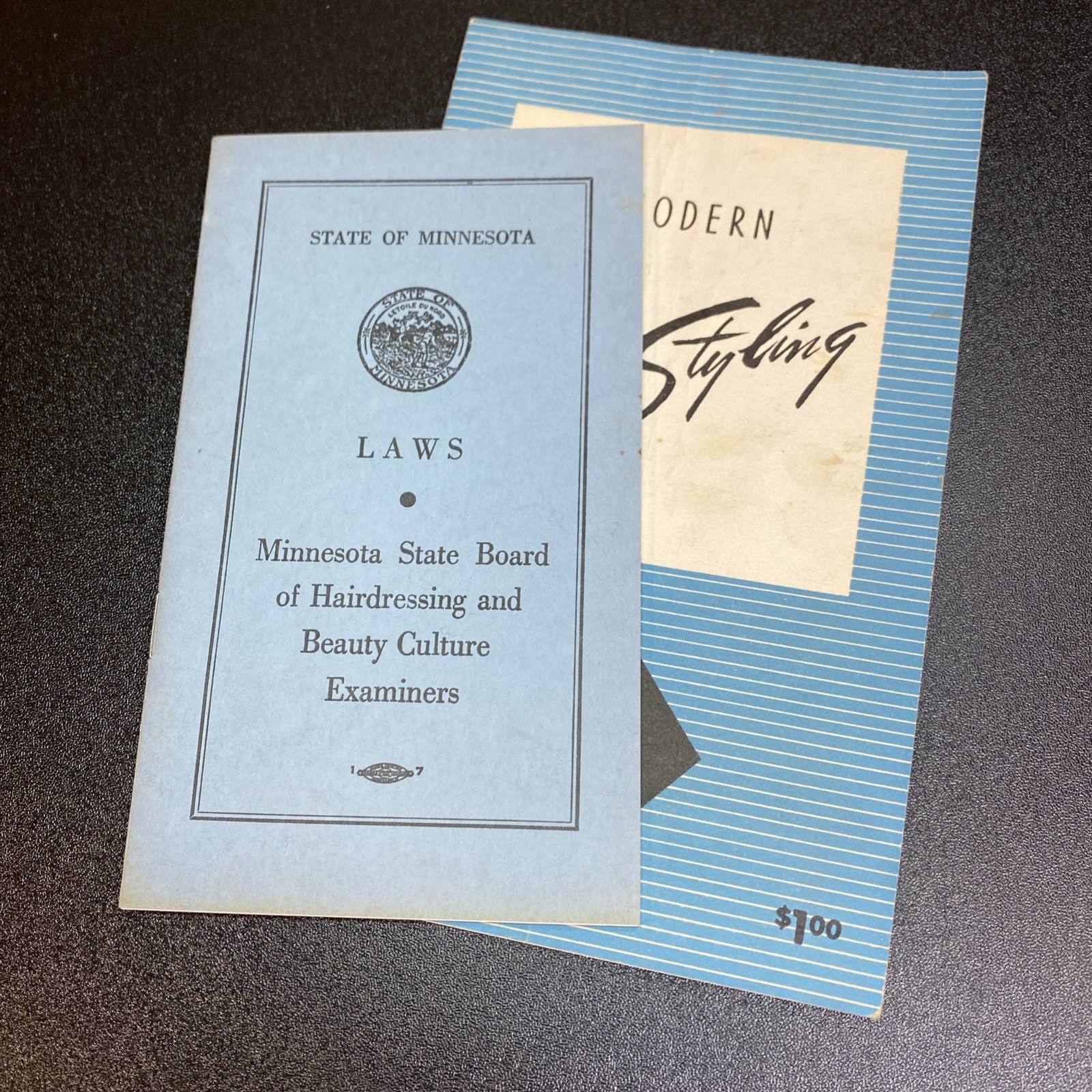 1950’s Minnesota State Board of Hairdressing Beauty Examiners Laws Pamphlet VTG