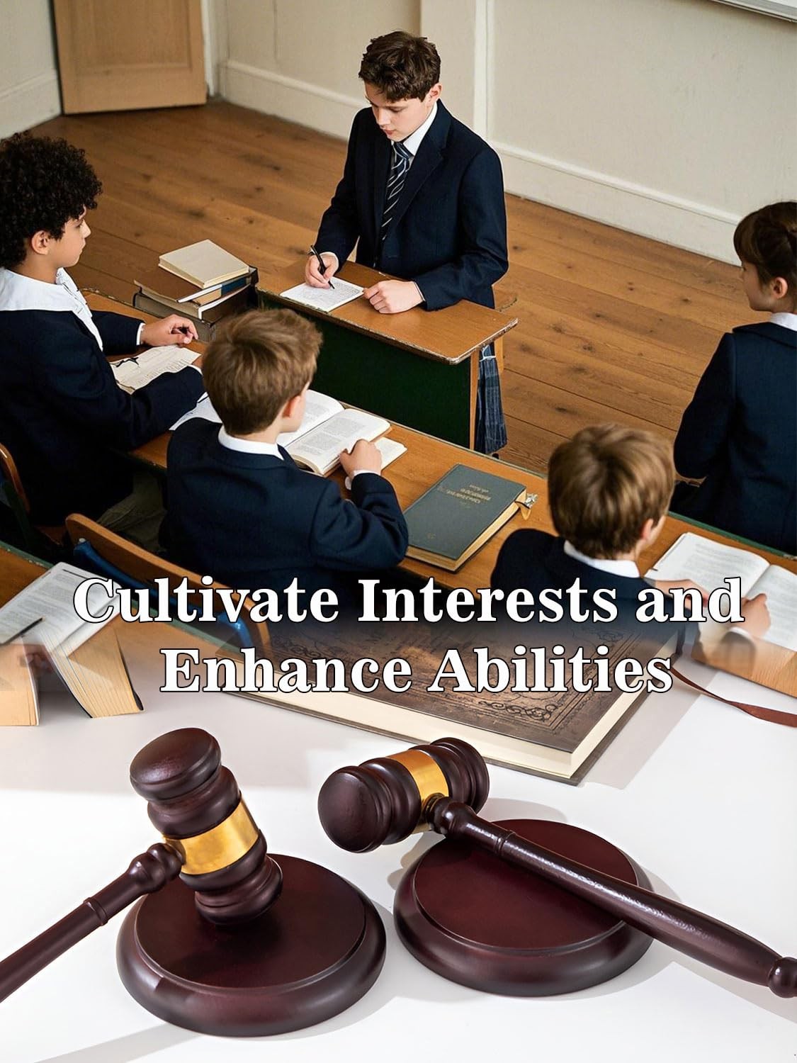 Perfect Desk Accessory, Wooden Gavel and Sound Block Set for Lawyers, Judges,…