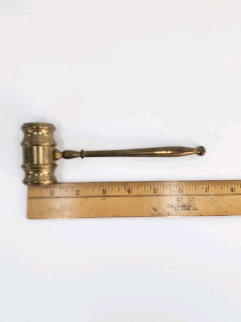 Vintage Brass Gavel Legal Collectible Lawyers & Legal Theme