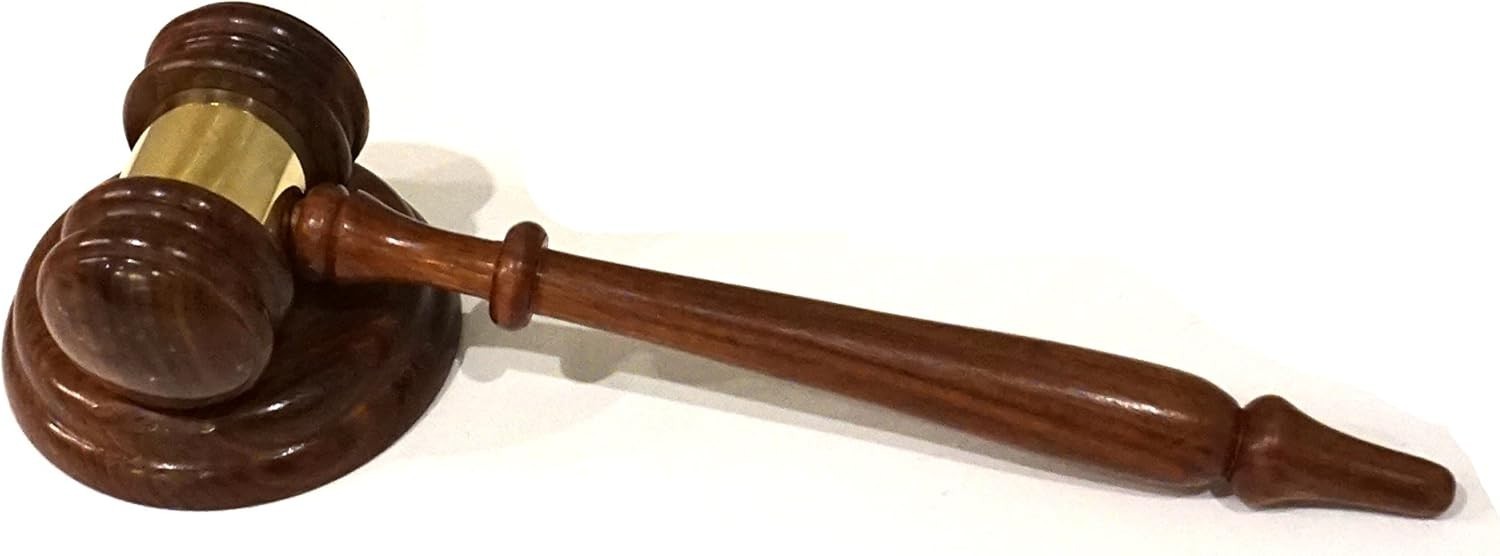 Supreme Quality Organization Gavel and Block