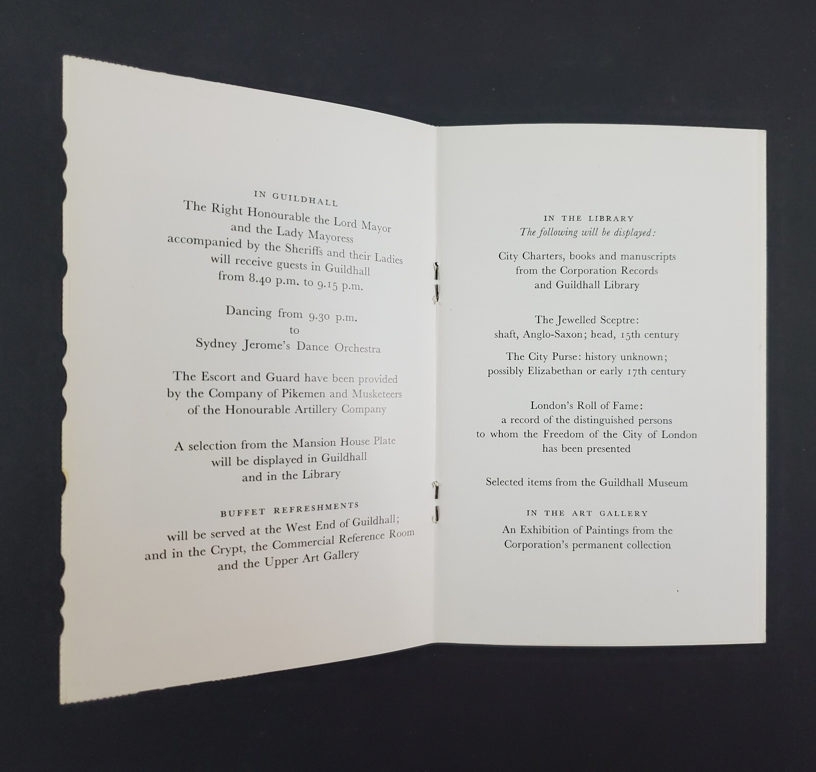 1957 American Bar Lawyer Convention ABA Invitation Guildhall London England UK
