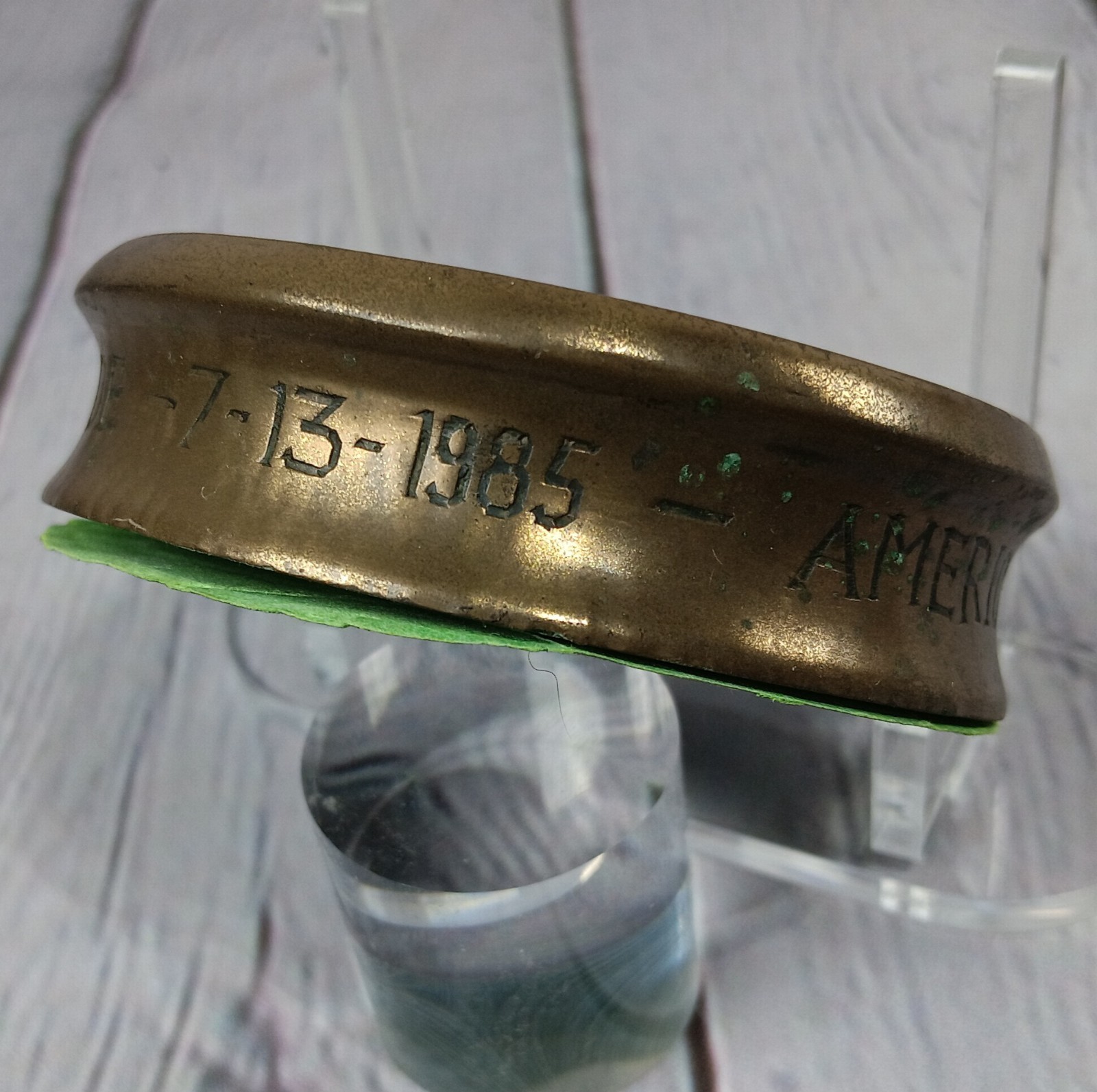 Vintage 1985 Solid Brass American Bar Association (ABA) commemorative Gavel