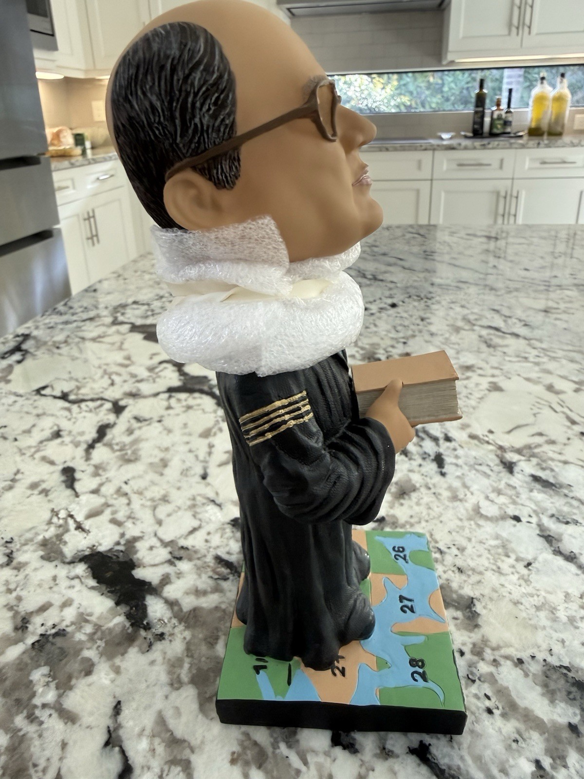 2003 Authentic Supreme Court Justice William Rehnquist Green Bag Bobblehead