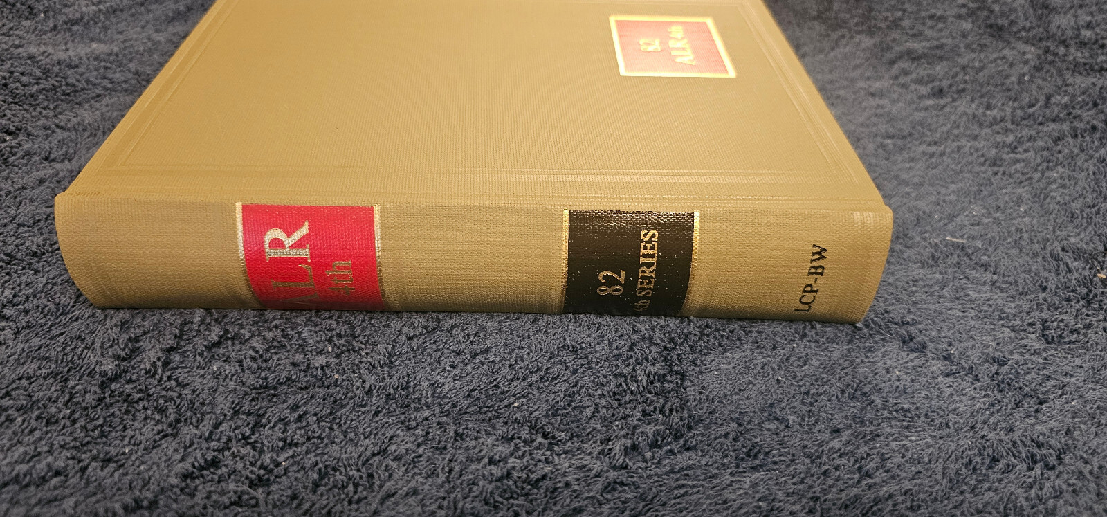 Law Reference Book American Law Reports 4th series Volume #82