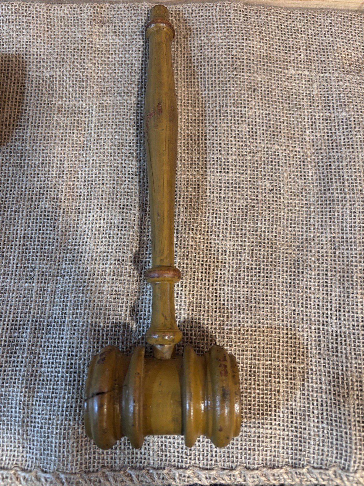 Vintage Wooden Gavel 10 Inch Legal Memorabilia Lawyers & Legal Collectible
