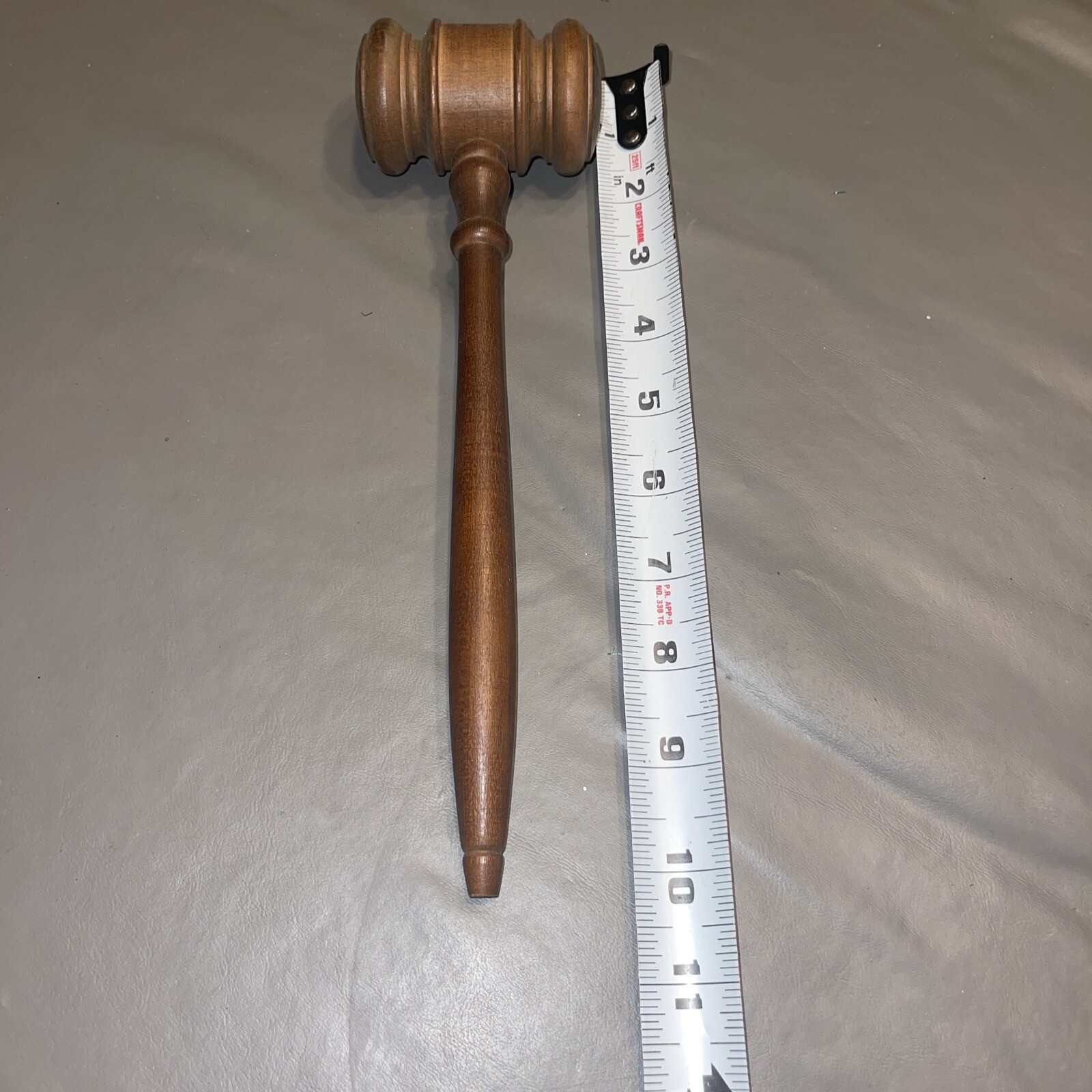 Vintage Wooden Gavel Judge/ Auction. Toast Masters International Ribbons