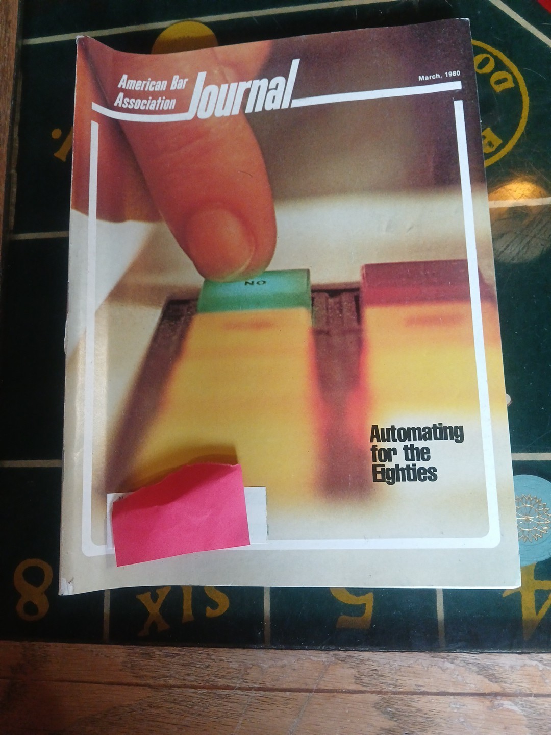 Vintage American Bar Association Journal March 1980