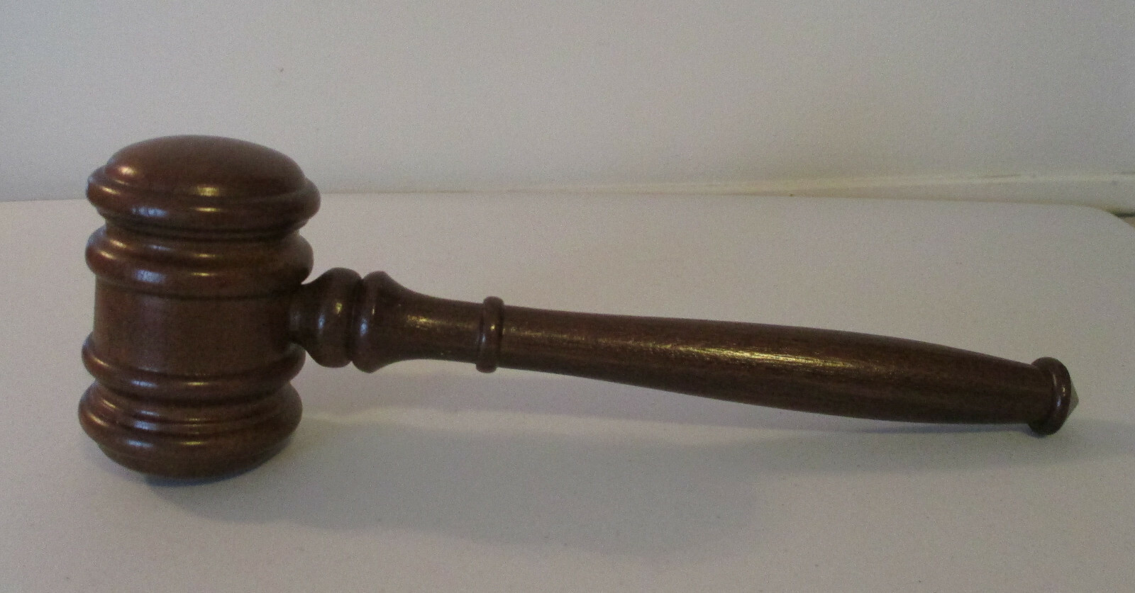 Vintage Drueke Presentation Gavel Judge Size Original Box Solid Walnut Unmarked