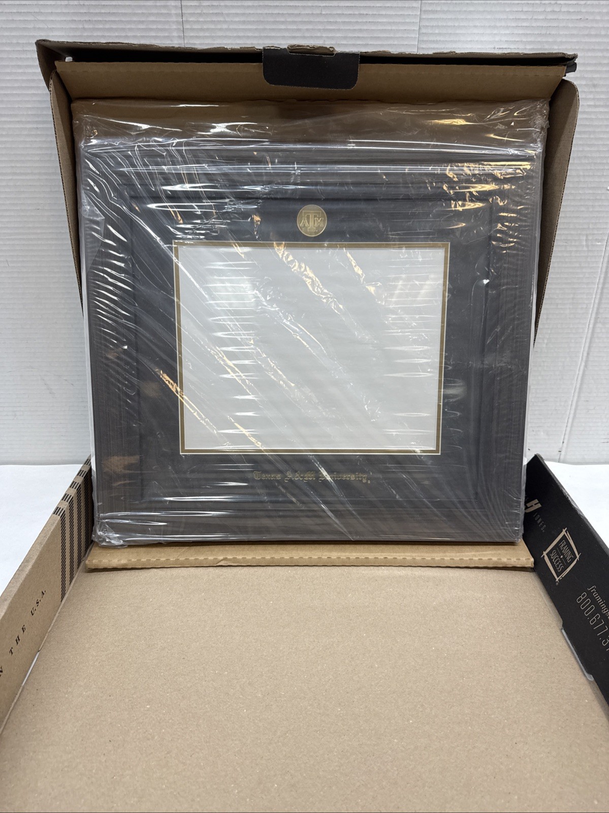 Texas A&M Framing Success Herff Jones Greystone Gold Medallion Bachelors Masters