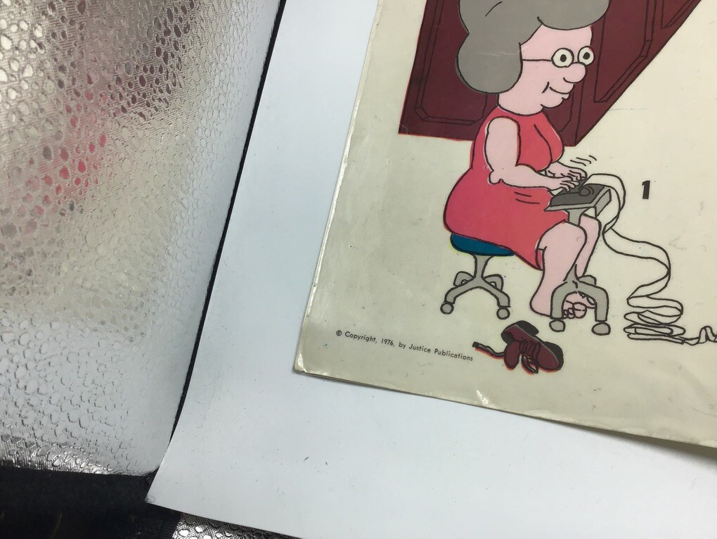 Original LAW Poster 1976 justice publications — THE LEGAL SYSTEM —