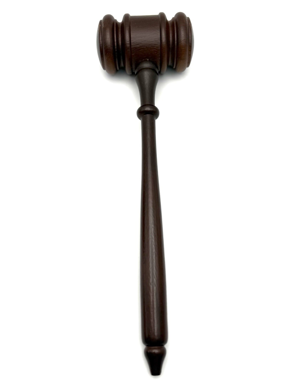 Vintage wood gravel Judge Masons Masonic Auctioneer 10.25” Brown