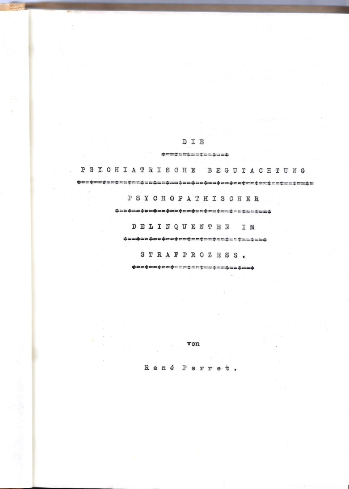 University of BASEL 1944 Vol German Language Doctorate Thesis, Faculty of Law