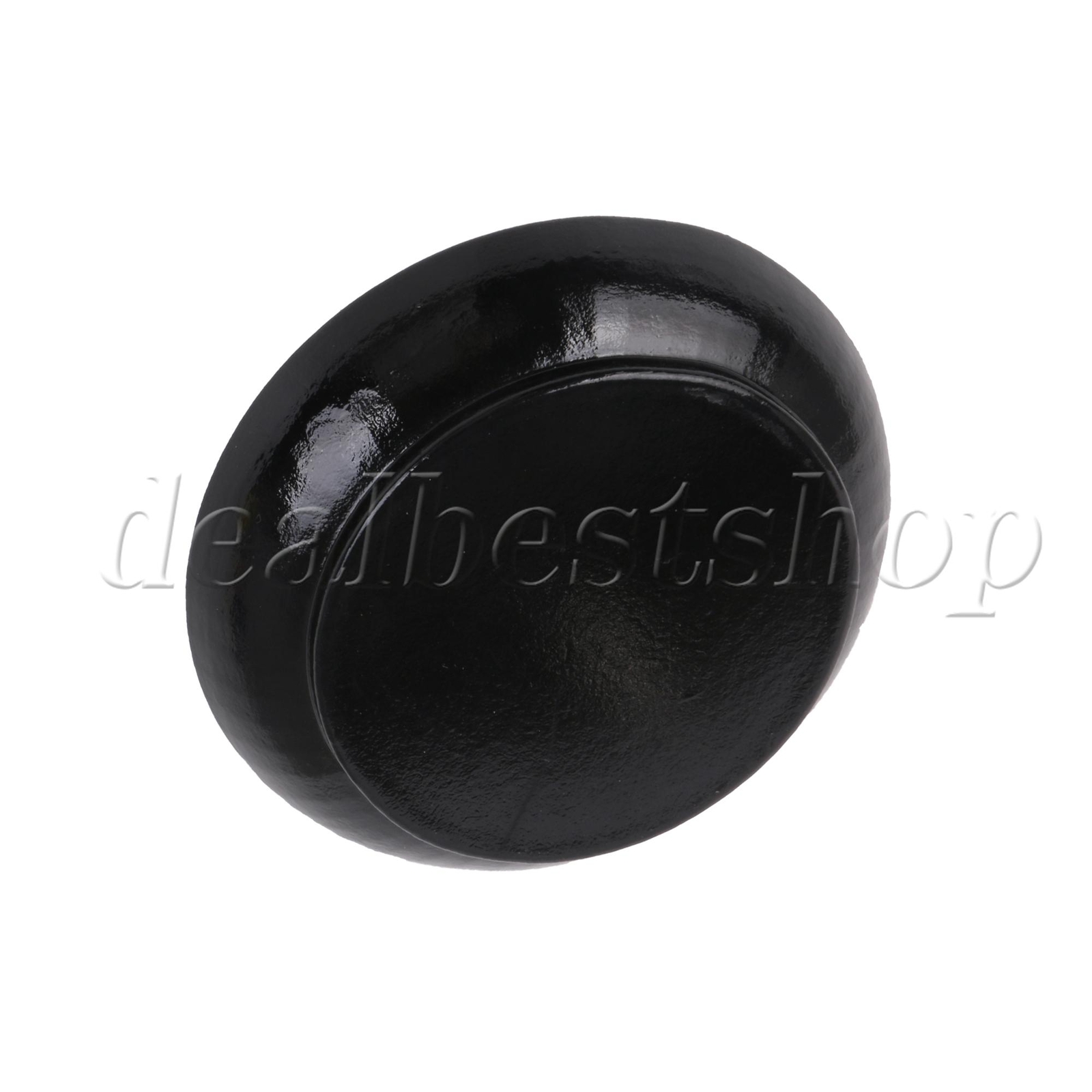 Wood Gavel Sound Block for Auction and Meetings Black Round 4.84″x1.02″