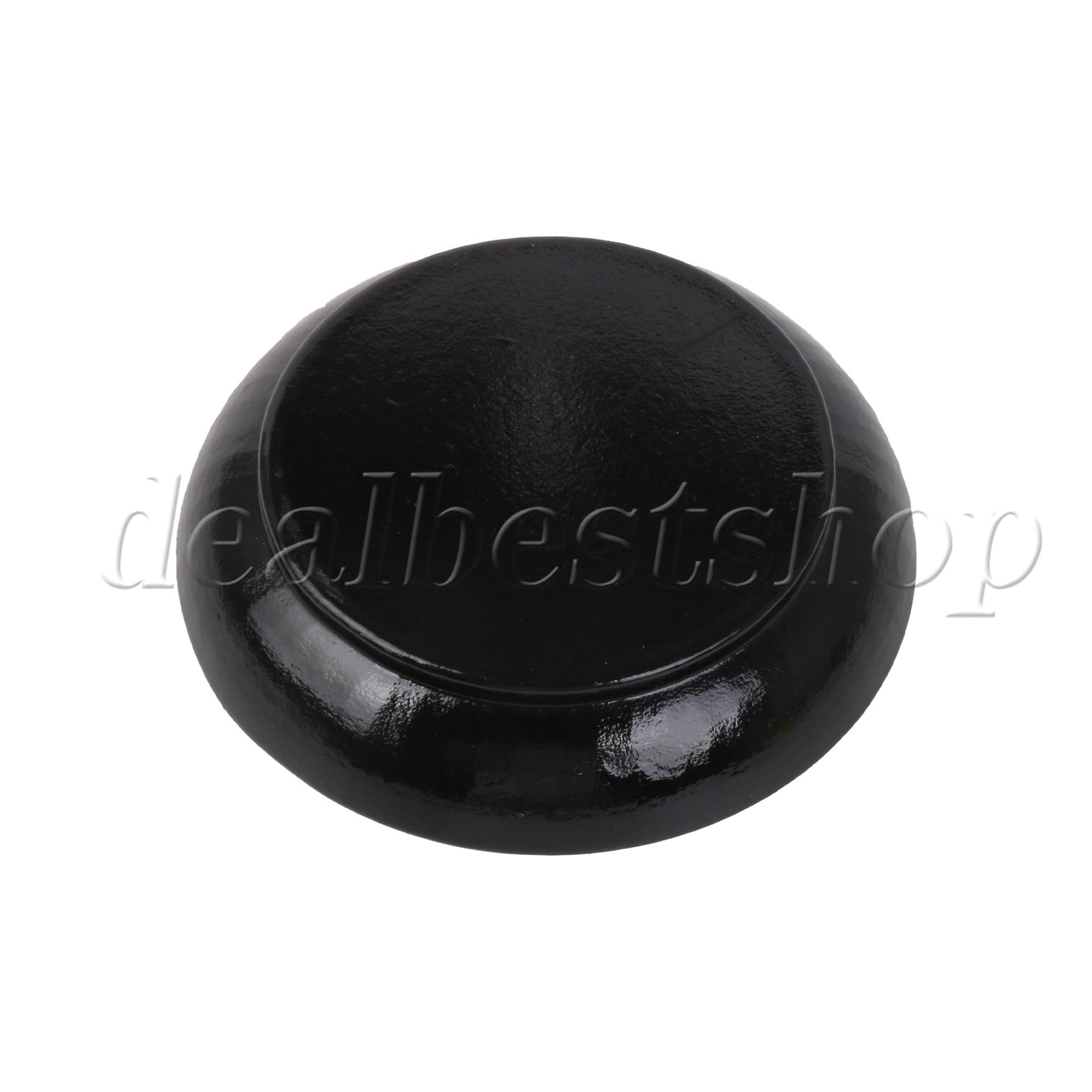Wood Gavel Sound Block for Auction and Meetings Black Round 4.84″x1.02″
