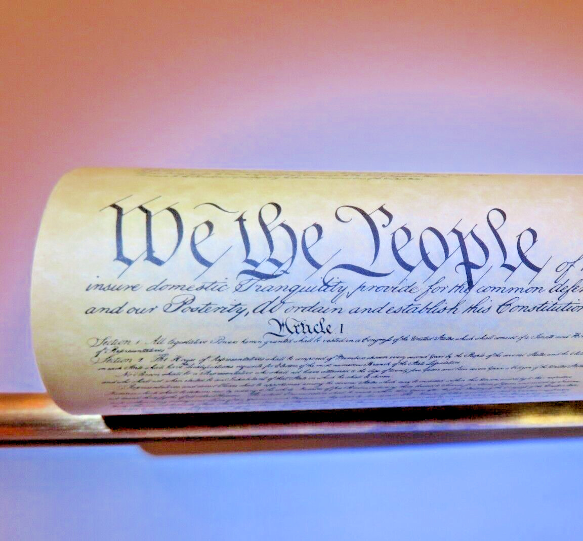 1787 United States CONSTITUTIONS (TWO) «We The People» Replica Kmart Rubbermaid®