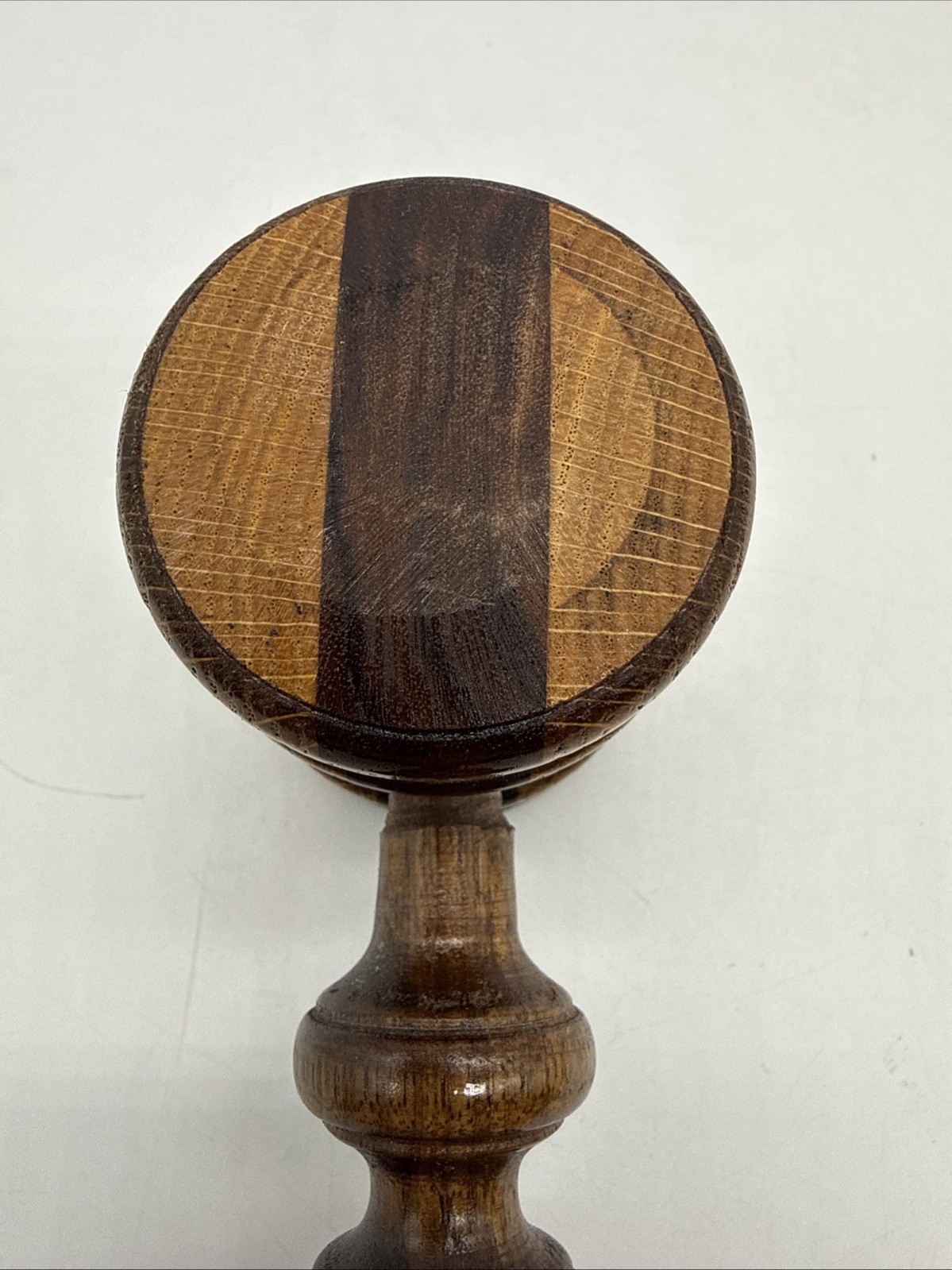 Handcrafted Wooden Judge Gavel Auctioneer Mallet Legal Decor Brown 10.5 Inch