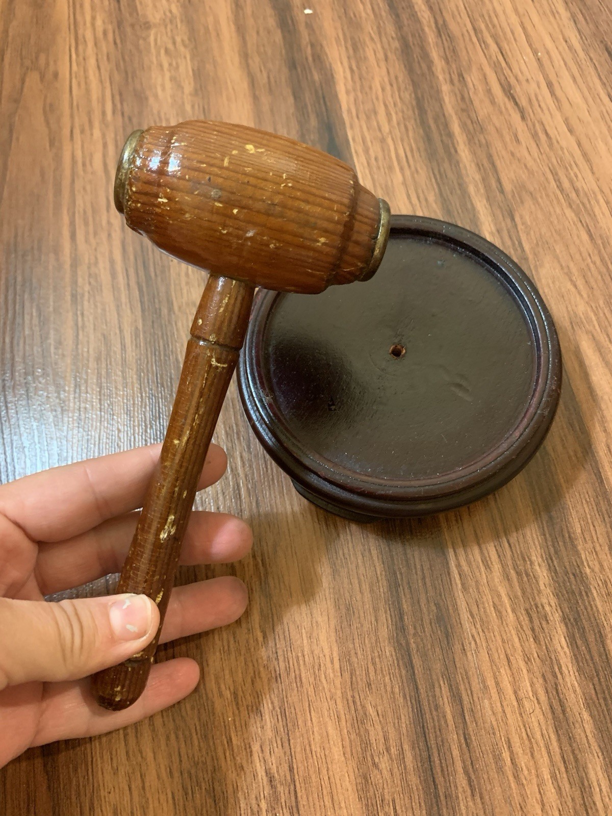 Antique Wooden Gavel
