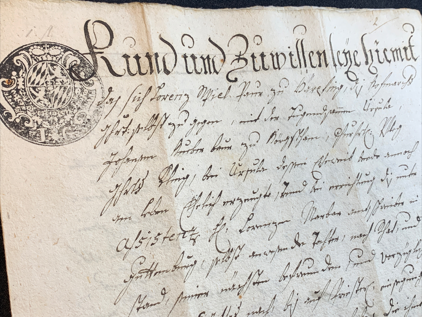 SEALED MARRIAGE CONTRACT 1787 4 pages