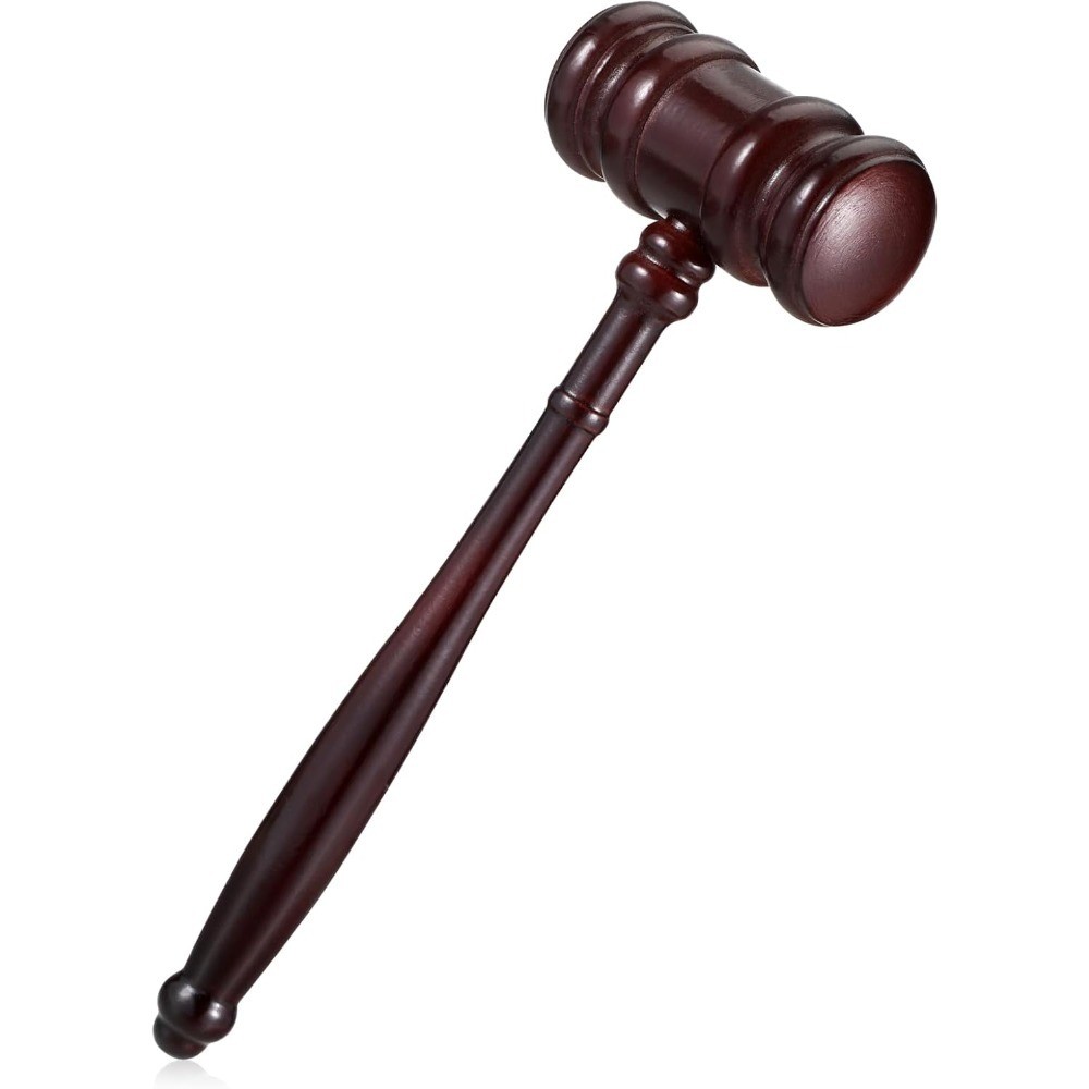 Wooden Gavel for Auction Courtroom Judge Handcrafted Wood Gavels Chairman Board