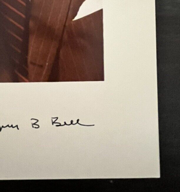 Griffin B Bell Signed Color Photo US Attorney General Jimmy Carter VTG No COA