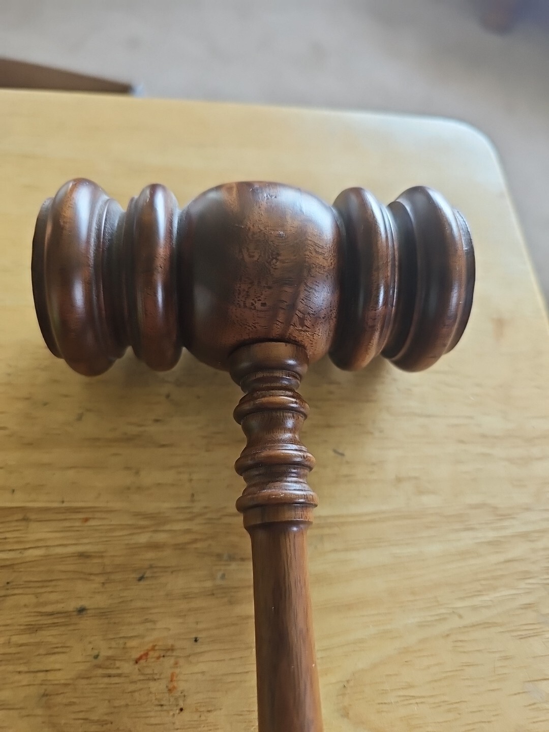 VINTAGE Wood WOODEN Judge Auctioneer Mallet GAVEL 11.5 » Hammer COLLECTIBLE
