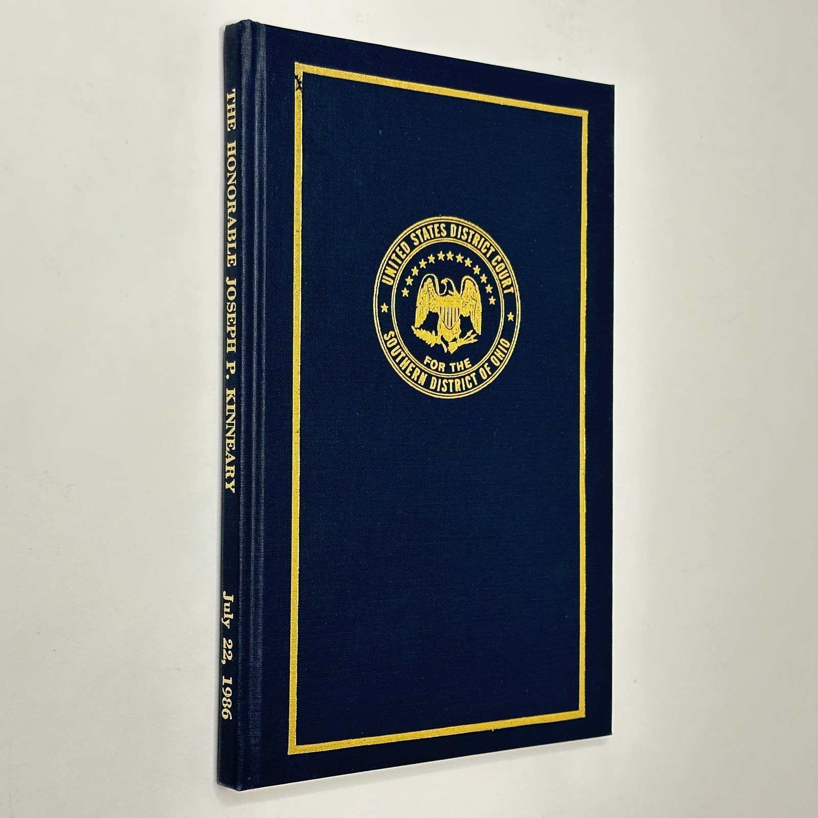 Signed Ephemera Grouping – Judge Joseph P. Kinneary, Ohio U.S. District Court