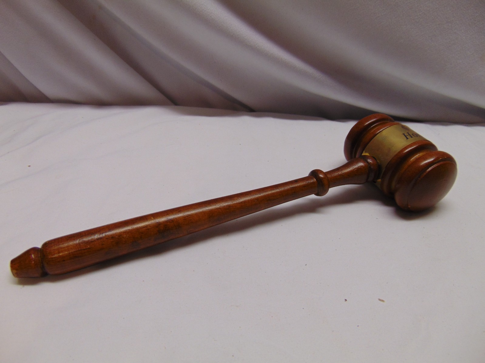 vintage Wooden Gavel Business Advisory Council Honorary Chairman 10″ long