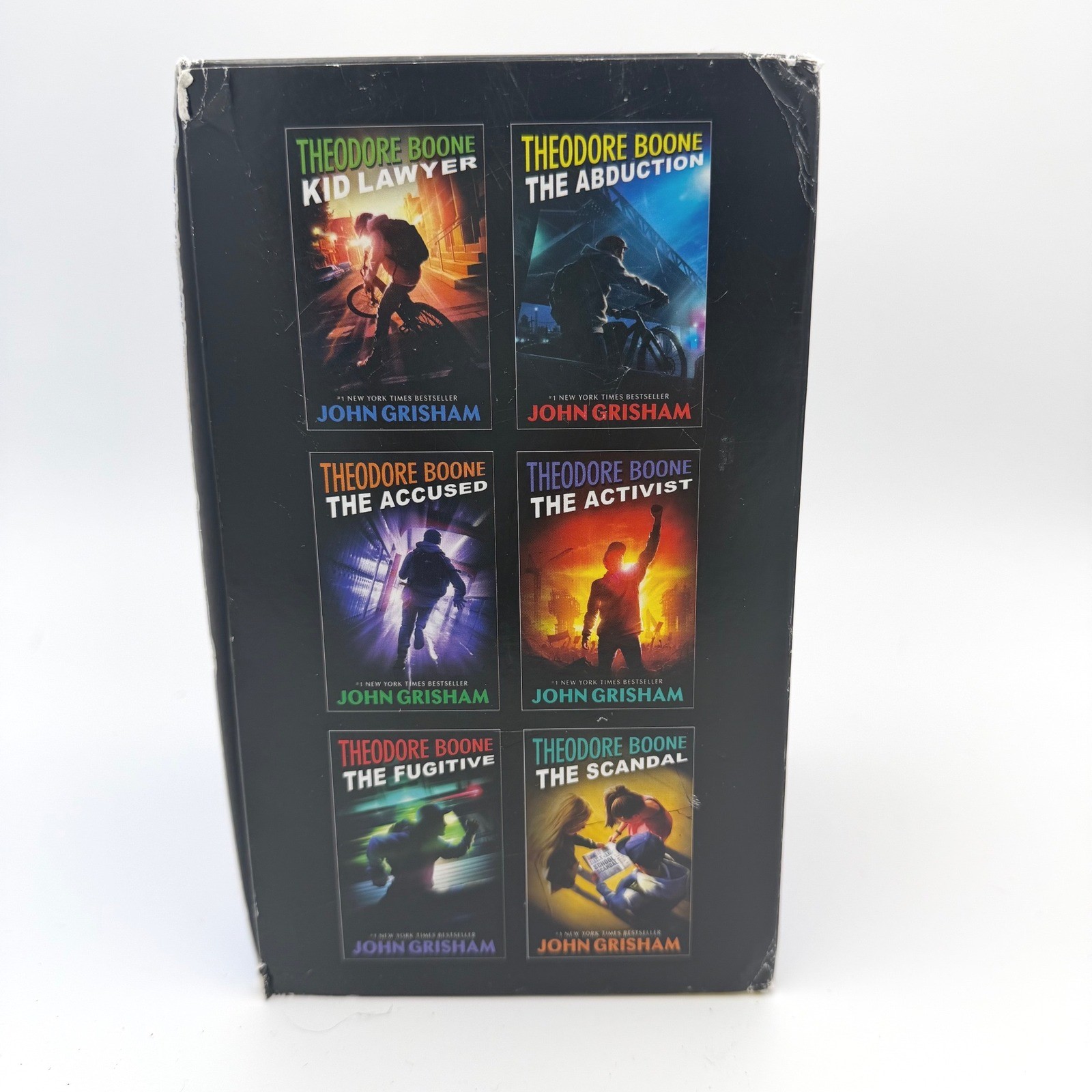 Theodore Boone John Grisham 6 Book Box Set Kid Lawyer Scandal Fugitive Activist