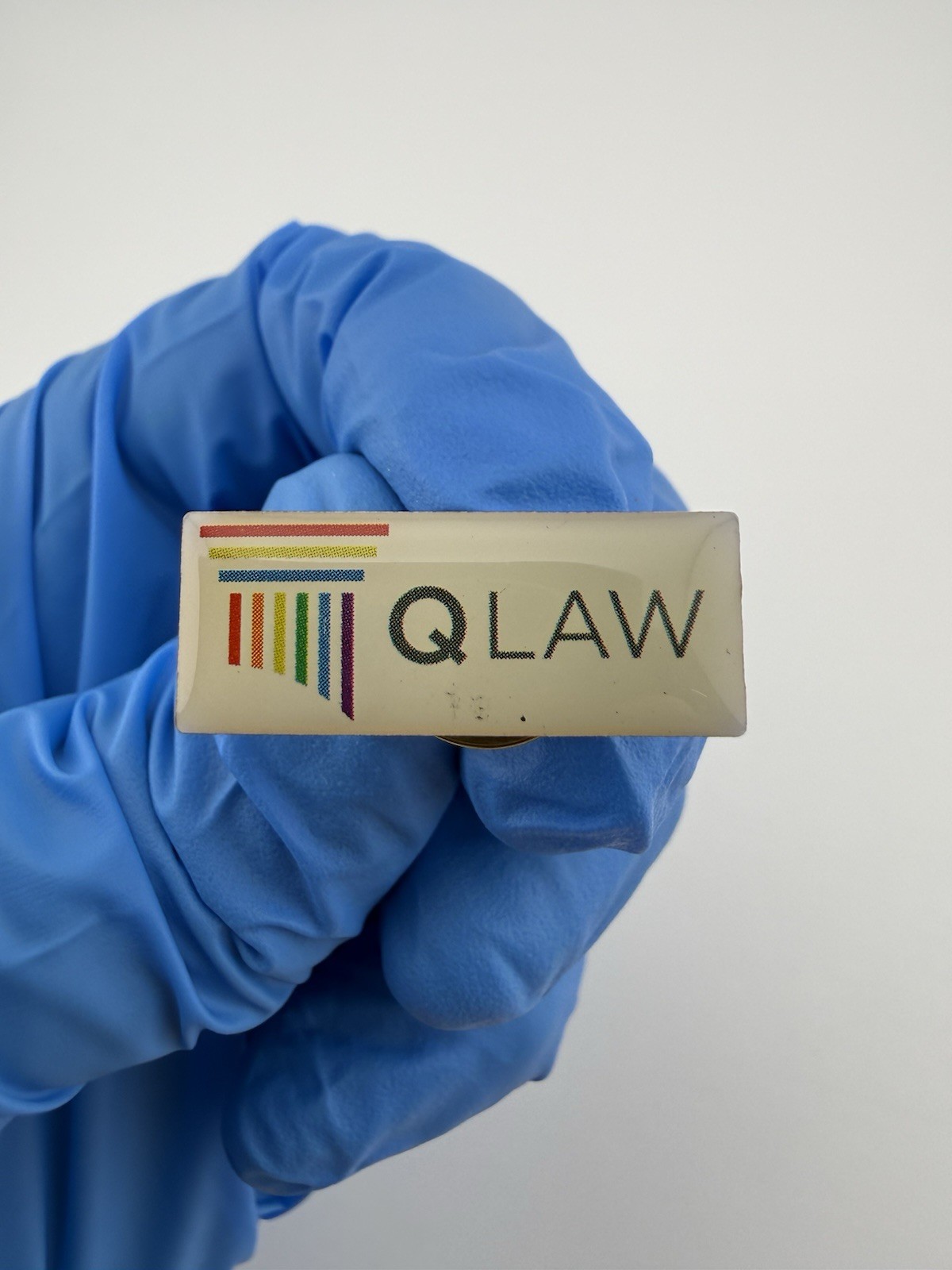 QLaw Rainbow LGBTQ+ Legal Professionals In Washington State Enamel Lapel Pin