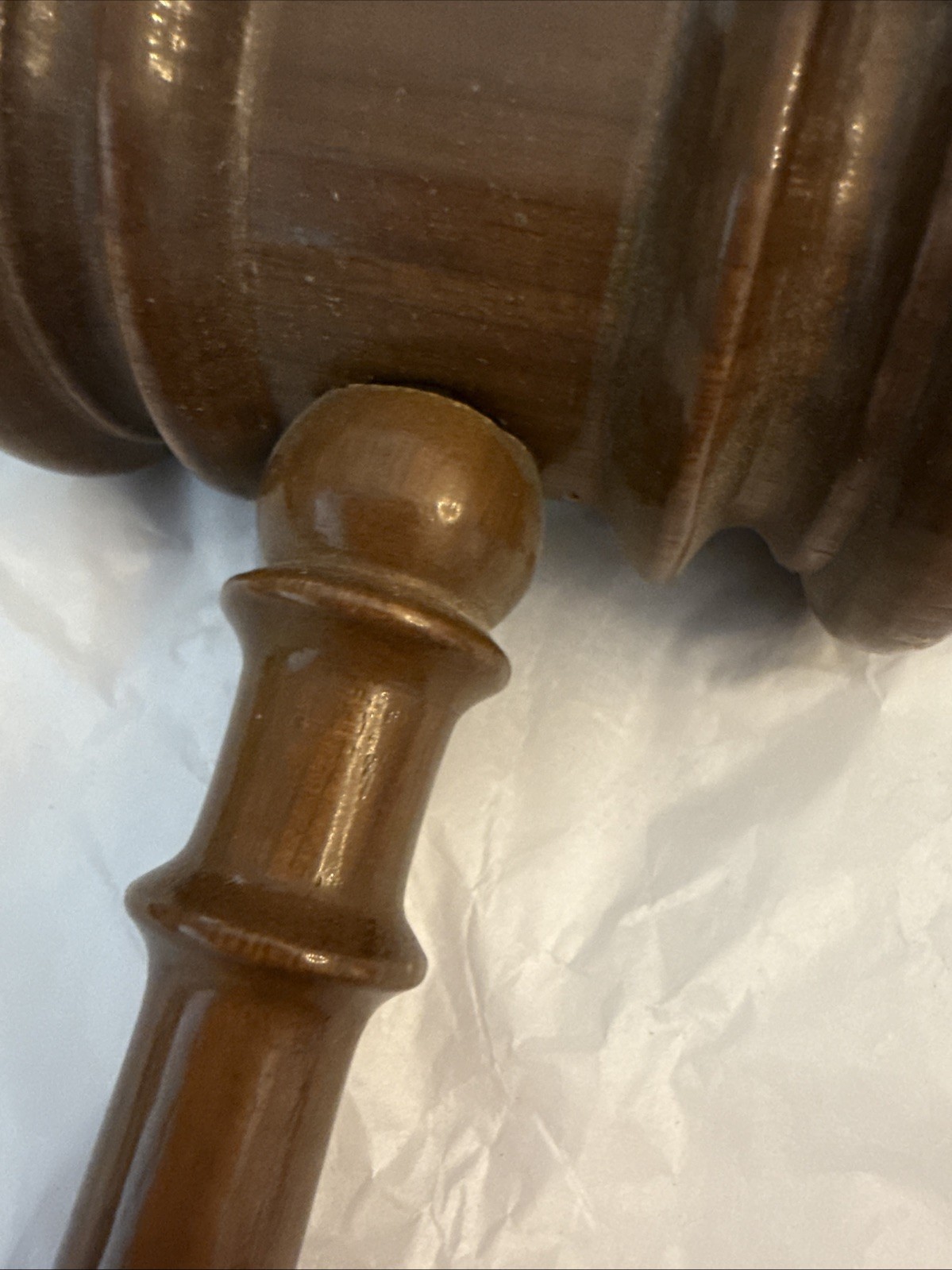 Antique Vintage Wood Gavel Hand Crafted Judge Court Auctioneer Mallet Hammer