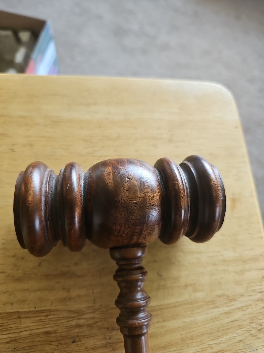 VINTAGE Wood WOODEN Judge Auctioneer Mallet GAVEL 11.5 » Hammer COLLECTIBLE