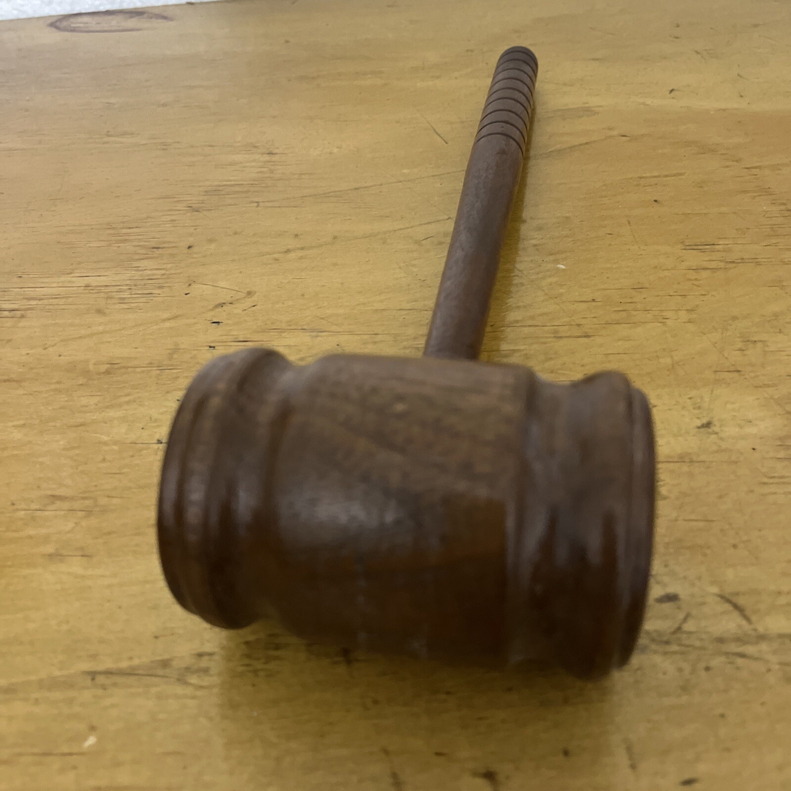 Wood 12.5” Gavel Judge Lawyer Auctioneer Solid Wood