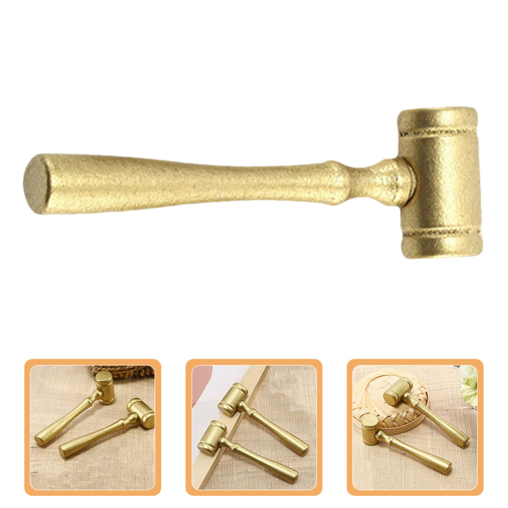 4pcs Small Gavel Judge Wooden Gavel Plaything Party Costume Hammer for Kids