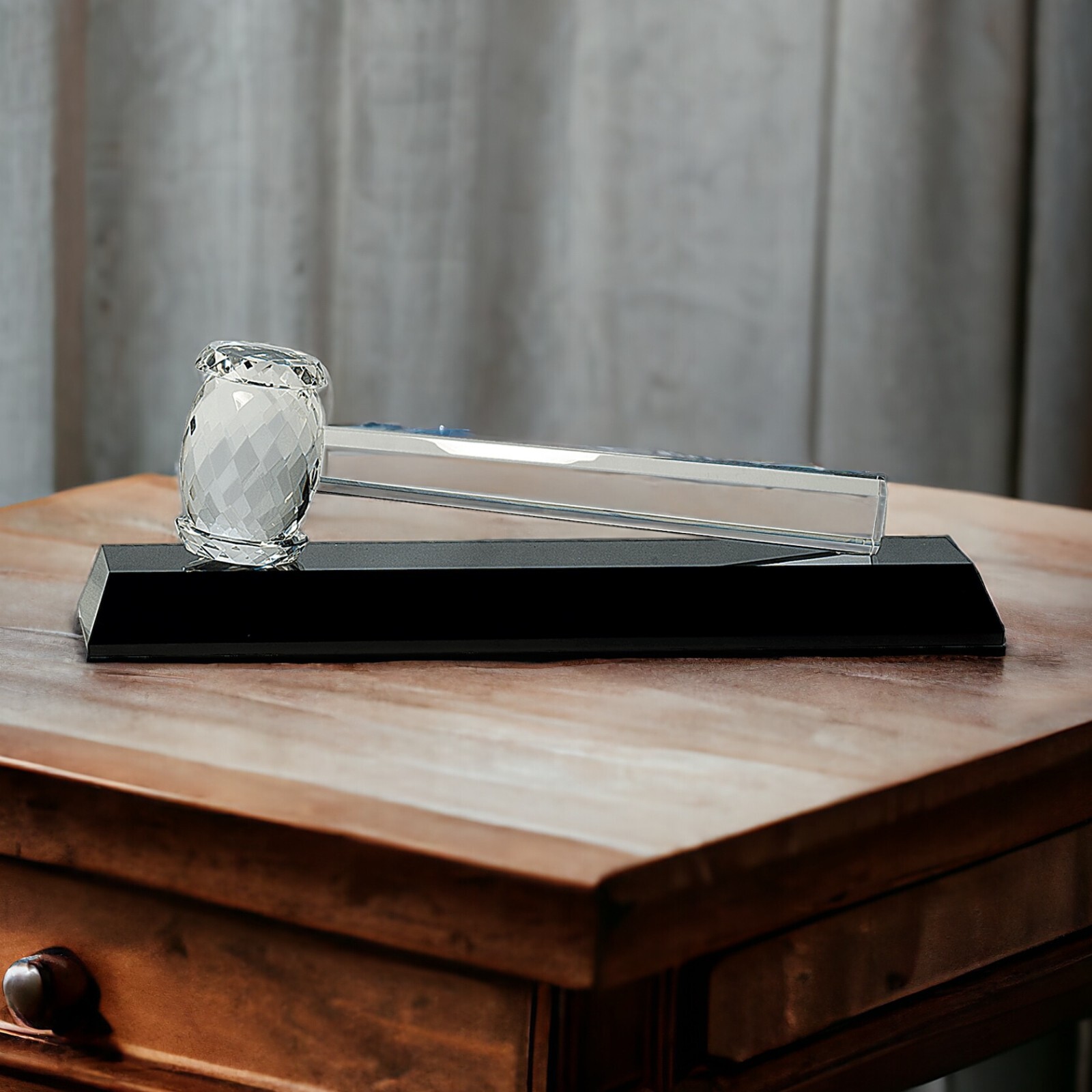 Crystal Gavel on Base with Satin Lined Deluxe Gift Box – Includes Free Shipping!