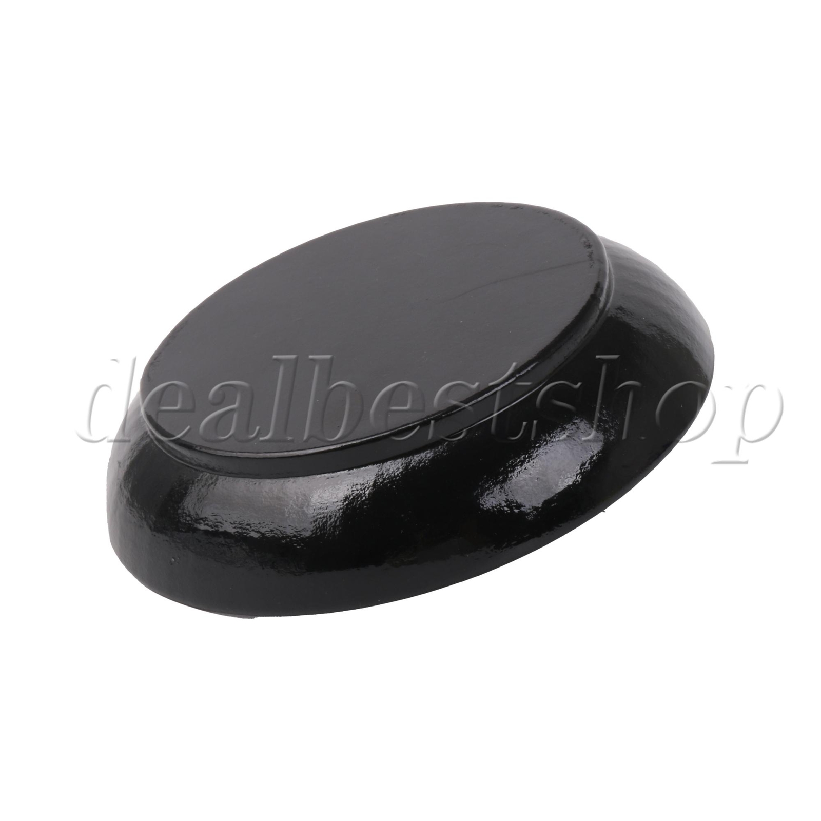 Wood Gavel Sound Block for Auction and Meetings Black Round 4.84″x1.02″