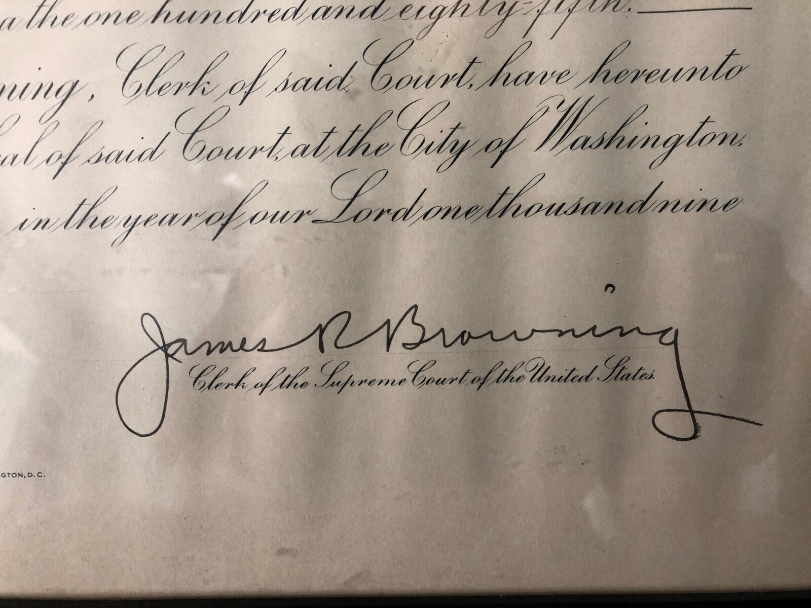 1960 SUPREME COURT UNITED STATES Document James Browning Elmer Redmond Ravenna O
