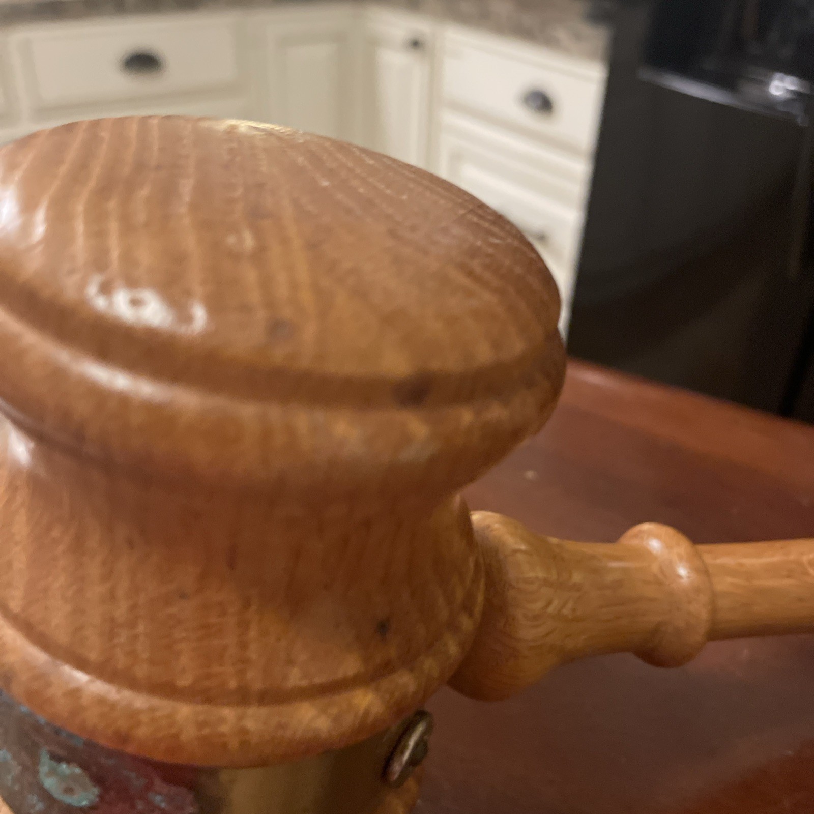 VTG Large Gavel In Appreciation From The Texas Department Of Criminal Justice