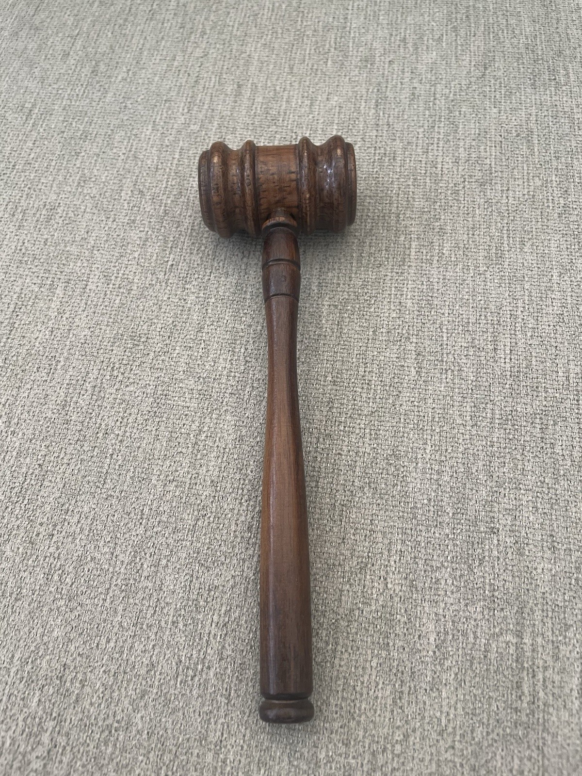 Auction Judge Gavel Hammer Prop Mallet Brown Wood Wooden Judges