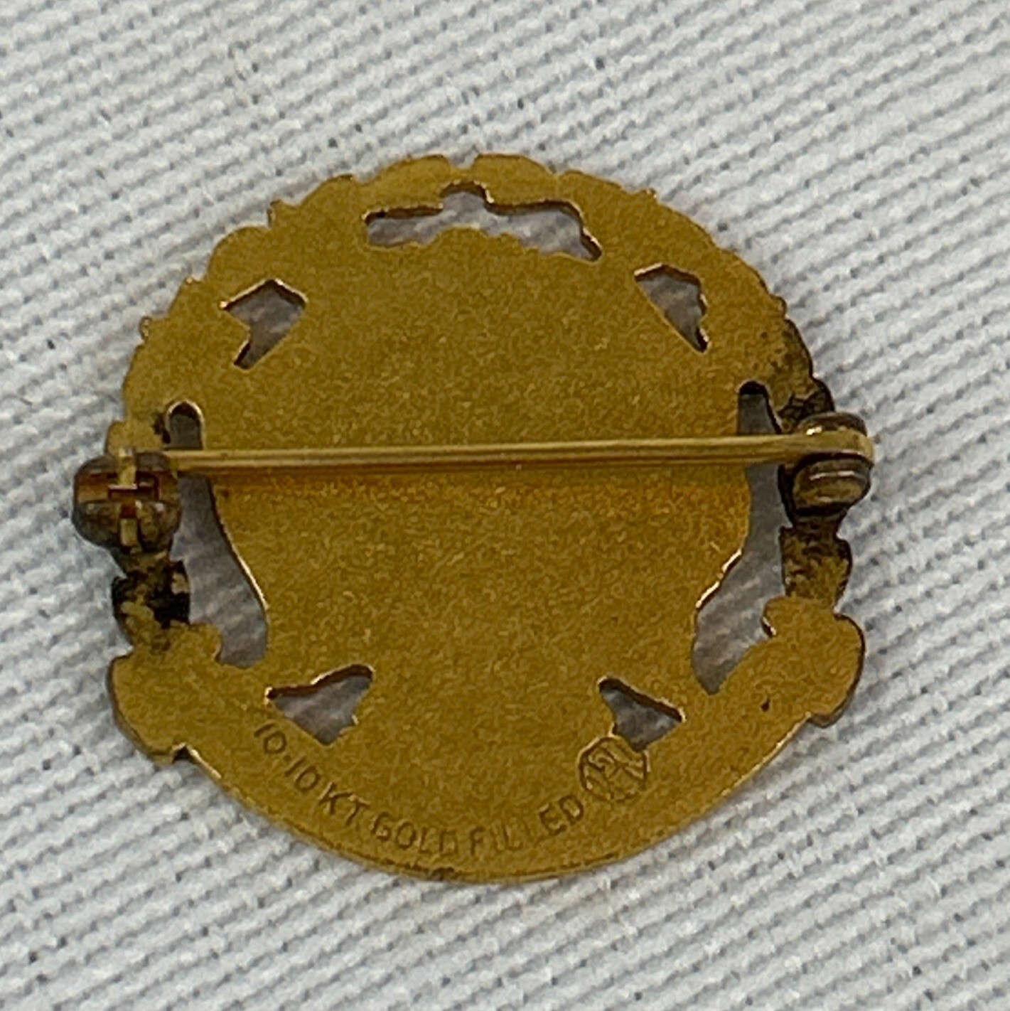 Vintage WBA Women’s Bar Association Past President Pin 10K Gold Filled
