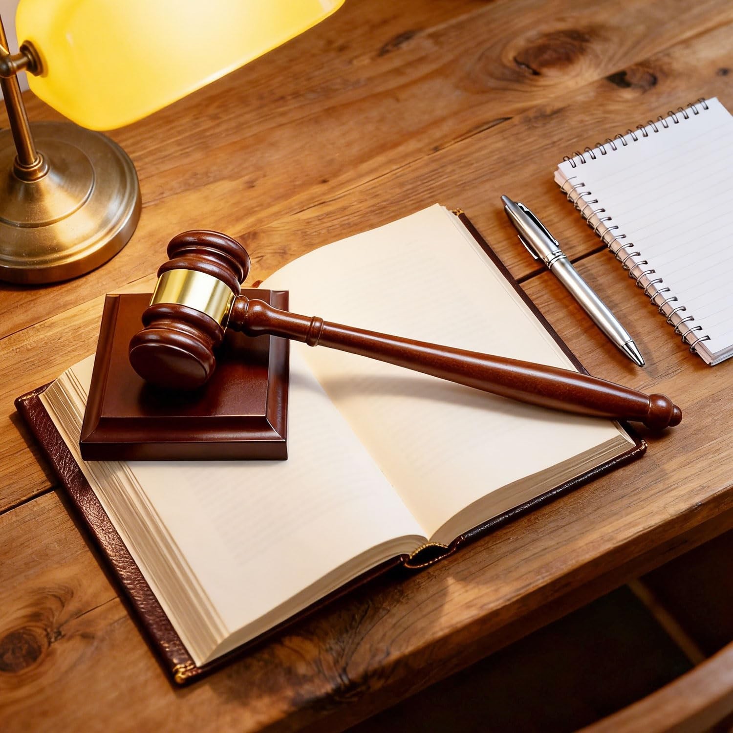 Handcrafted Wooden Gavel & Block Set – Ideal for Judges, Lawyers, Auctions, Gift