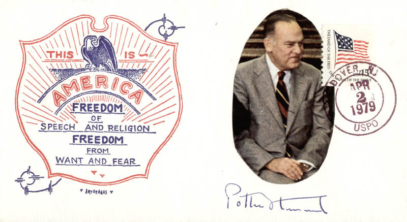 POTTER STEWART – COMMEMORATIVE ENVELOPE SIGNED