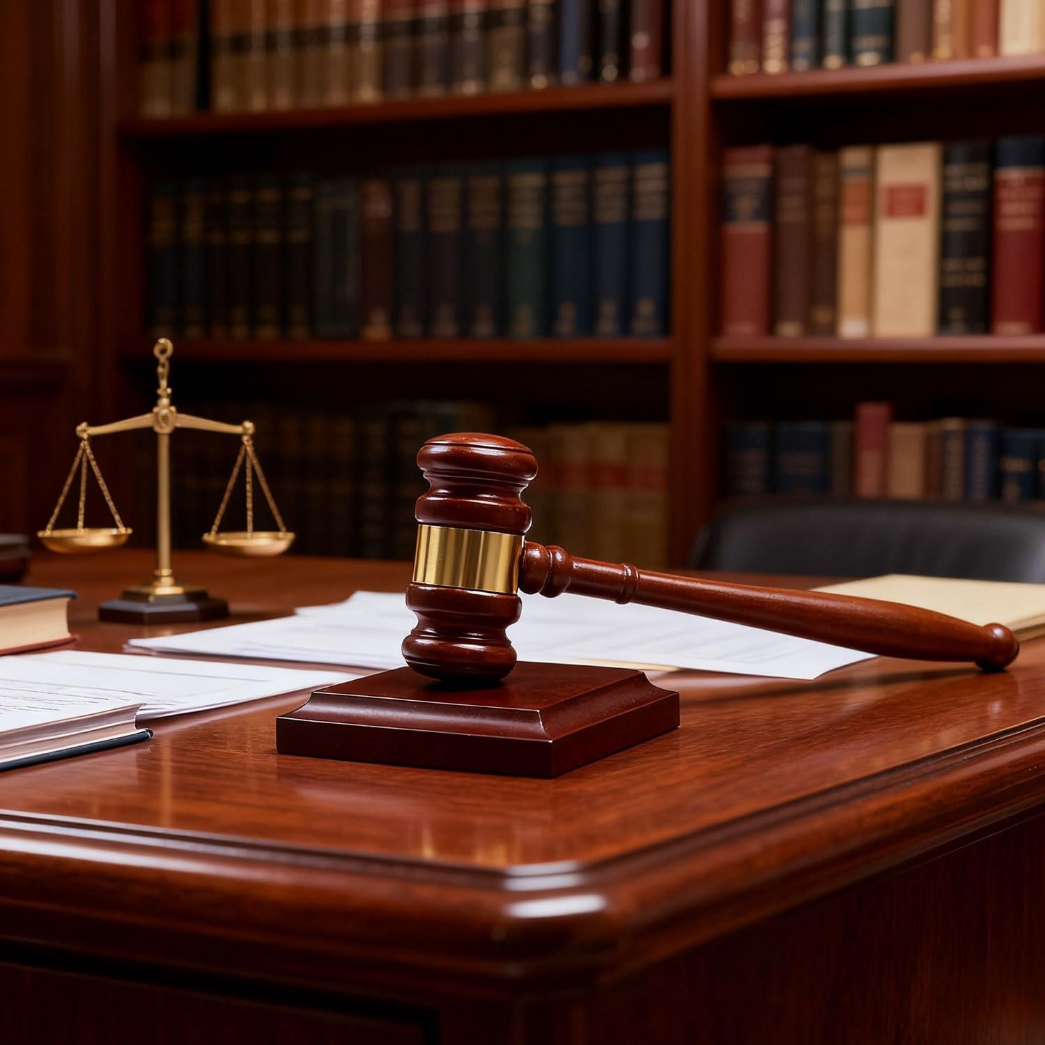Handcrafted Wooden Gavel & Block Set – Ideal for Judges, Lawyers, Auctions, Gift
