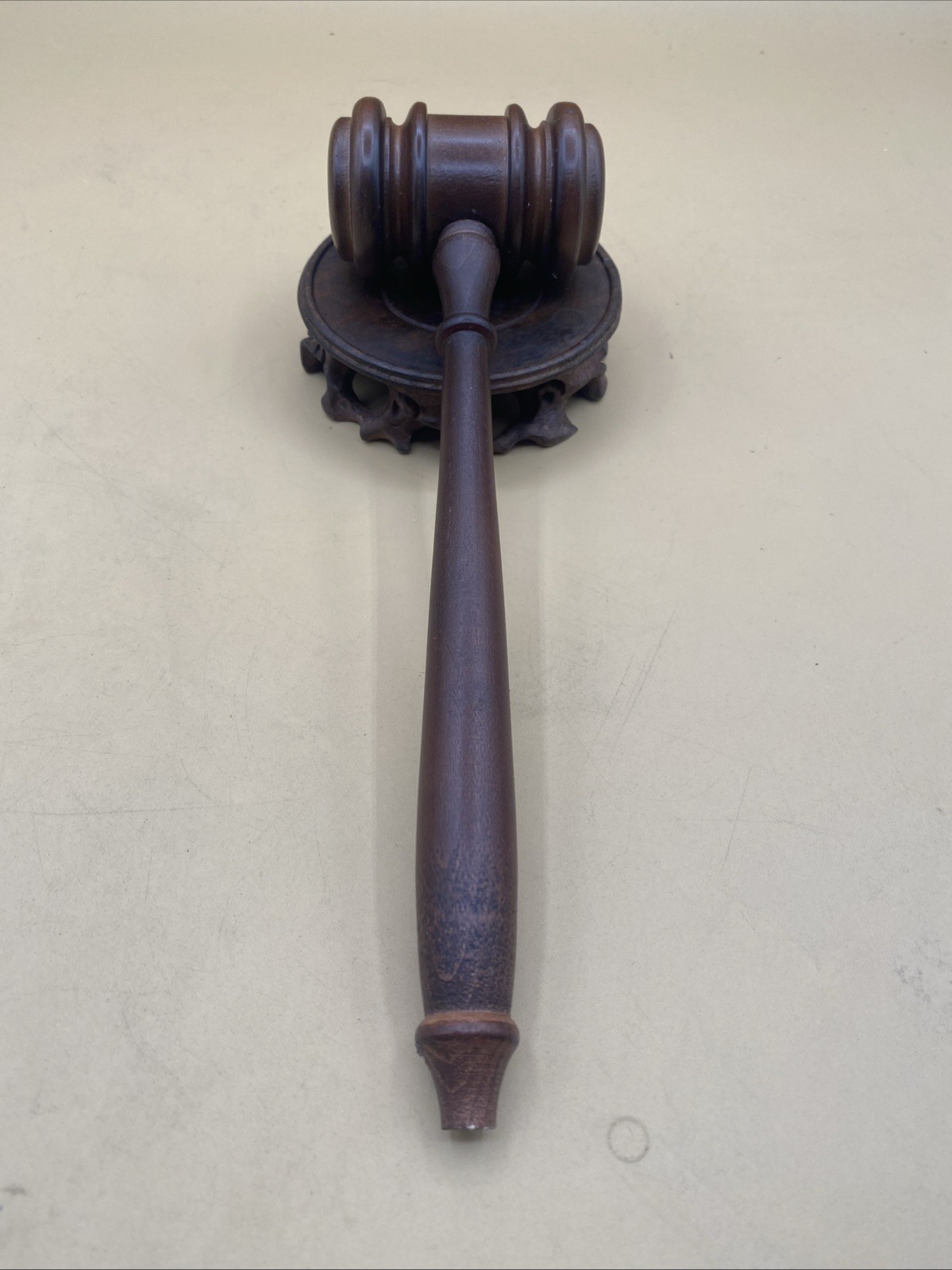 VTG Wooden Gavel See Pictures