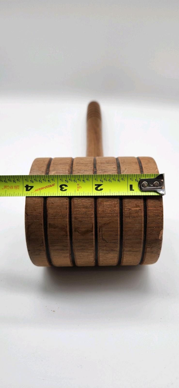 Turned 16” WOOD MALLET / GAVEL Vintage.